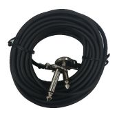 Cable Up CU/CA215 15' 1/4" TS Right-Angle Male to Same Instrument Cable