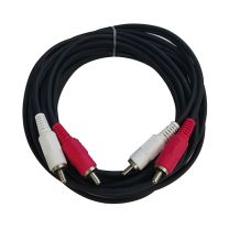 Cable Up CU/AD104 13' Dual RCA Male to Dual RCA Male Audio Cable