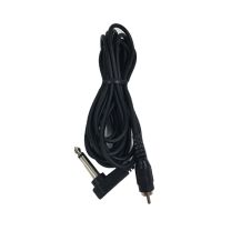 Cable Up CU/AS903 10' RCA Male to 1/4" TS Right-Angle Male Audio Cable