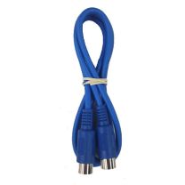 Cable Up CU/MD103/BLU 3' MIDI Male to Same MIDI Cable (Blue)