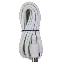 Cable Up CU/MD110/WHI 10' MIDI Male to MIDI Male MIDI Cable (White)
