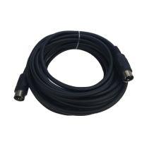 Cable Up CU/MD125/BLK 25' MIDI Male to Same MIDI Cable (Black)