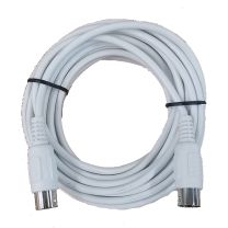 Cable Up CU/MD120/WHI 20' MIDI Male to Same MIDI Cable (White)