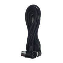 Cable Up CU/MD305 5' MIDI Right-Angle Male to Same MIDI Cable (Black)