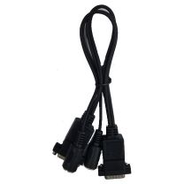 Cable Up CU/SBC001 D-SUB 15 Male/MIDI Female (x2) to D-SUB 15 Female Sound Cable