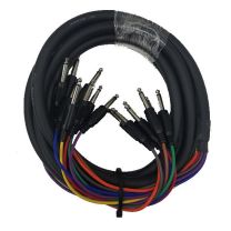 Cable Up CU/SU205 16' 1/4" TS Male to 1/4" TS Male Audio Snake (8-Channel)