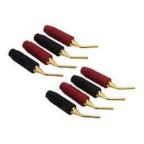 Monster Cable AGPT-R Speaker Cable Angled Crimp Connectors (8-Pack)