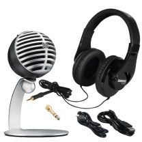 Shure MV5/A-240BNDL Digital Wired Handheld Microphone Package