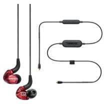 Shure SE535LTD+BT1 Monitoring Headphones (Red)