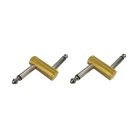 Cable Up CU/AA208 1/4" TS Male to Same Metal Pedal Effects Adapter (2-Pack)
