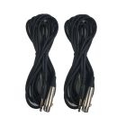 Cable Up CU/AB405 16' XLR Female to 1/4" TRS Male Audio Cable (2-Pack)