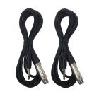 Cable Up CU/AS703 10' XLR Female to 1/4" TS Male Audio Cable (2-Pack)