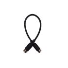 Cable Up CU/MD101/BLK 1' MIDI Male to Same MIDI Cable (Black)