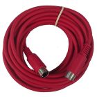Cable Up CU/MD120/RED 20' MIDI Male to Same MIDI Cable (Red)