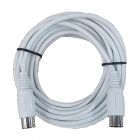 Cable Up CU/MD120/WHI 20' MIDI Male to Same MIDI Cable (White)