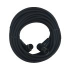 Cable Up CU/MD315 15' MIDI Right-Angle Male to Same MIDI Cable (Black)