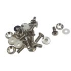Cable Up CU/RS100 Metric Rack Screws, Washers & Insulators (12-Pieces)