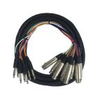 Cable Up CU/SU705 16' XLR Female to 1/4" TS Male Audio Snake (8-Channel)